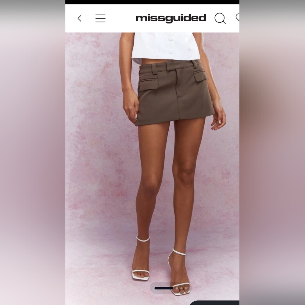 Missguided + Brown Skort